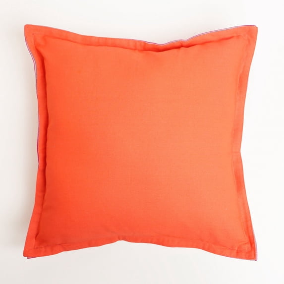 Best Home Fashion Two Tone Canvas Decorative Pillow Cover
