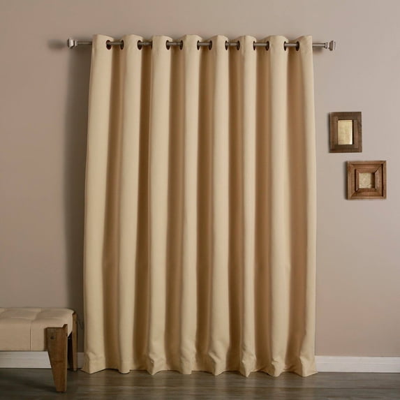 Best Home Fashion Wide Thermal Grommet Blackout Curtain