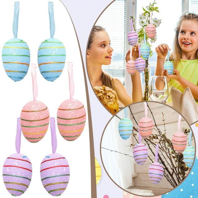 Best Hot Sale 6 Easter Egg Easter Egg Colorful Painted Egg for Spring