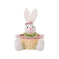 Best Hot Sale Cute Bunny Easter Basket Eggs Candy Gifts Storage Rabbit