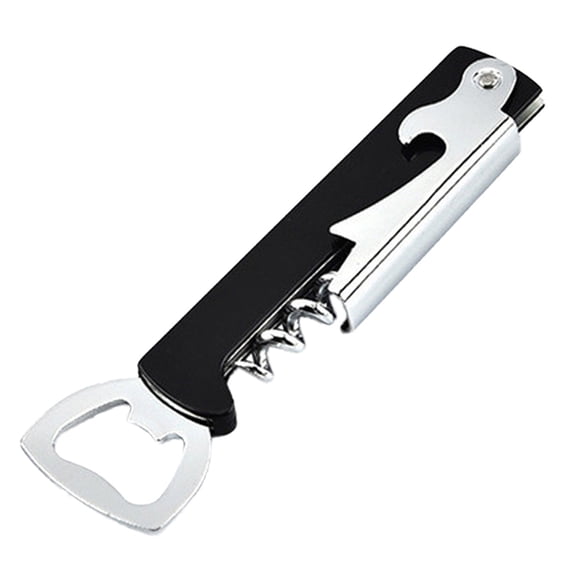 Pedty Bottle&Can Openers,1Pc Bottle Opener,Metal Wine Bottle Opener Shrimp Head Knife Black,Household Home Beer Can Opener Wine Opener Stainless Steel Bottle Opener