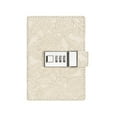 thumbnail image 1 of Pedty Notebook,1*Diary with Password Lock,Gift Code Book Couple Diary with Lock White, 1 of 8