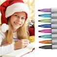 thumbnail image 1 of Best Hot Sale Pedty Office Supplies Supplies,Pen,1 Set (8 Sticks) Highlighter.,Diy Metallic Highlighter 8 Colors, 1 of 9
