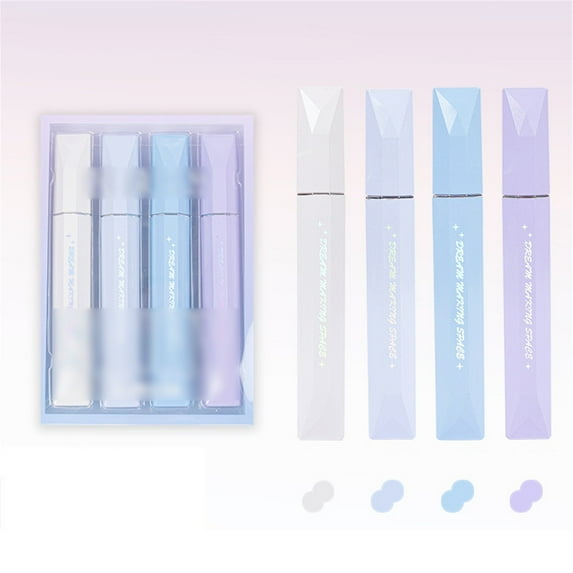 Pedty Office Supplies Supplies,Pen,4* Highlighter,Flash Highlighter Sky Blue