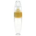 thumbnail image 1 of SkyAuks Pedty Tableware,1X Feeding Bottle,Baby Training Silicone Bottle Extrusion Spoon Children'S Complementary Food Bottle Yellow, 1 of 1