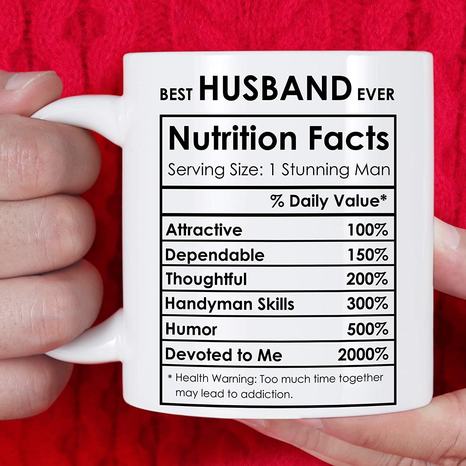 Best Husband Ever Gifts Coffee Mug, Valentines Day Gift for Husband, Birthday Gifts from Wife