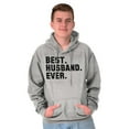thumbnail image 1 of Best Husband Ever Trophy Hubby Gift Hoodie Hooded Sweatshirt Men Brisco Brands S, 1 of 6
