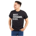 thumbnail image 1 of Best Husband Ever Trophy Hubby Gift Men's Big & Tall Crewneck Graphic Tee Brisco Brands 3X, 1 of 5