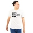 thumbnail image 1 of Best Husband Ever Trophy Hubby Gift Men's Big & Tall Crewneck Graphic Tee Brisco Brands 4X, 1 of 5