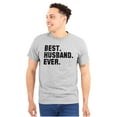 thumbnail image 1 of Best Husband Ever Trophy Hubby Gift Men's Graphic T Shirt Tees Brisco Brands S, 1 of 5