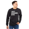thumbnail image 1 of Best Husband Ever Trophy Hubby Gift Men's Long Sleeve Tee T Shirt Brisco Brands X, 1 of 6