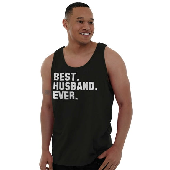 Best Husband Ever Trophy Hubby Gift Tank Top Sleeveless Tee Men Brisco Brands S
