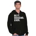 thumbnail image 1 of Best Husband Ever Trophy Hubby Gift Zip Hoodie Sweatshirt Men Brisco Brands X, 1 of 6
