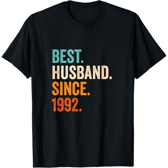 Best Husband Since 1992 | 32nd wedding anniversary 32 years T-Shirt