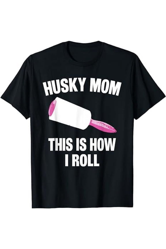 Best Husky Mom For Women Girls Alaskan Siberian Huskies Dog T-Shirt