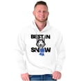 thumbnail image 1 of Best In Snow Huskies Dog Pet Lover Hoodie Sweatshirt Women Men Brisco Brands M, 1 of 6