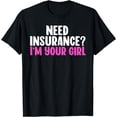 thumbnail image 1 of Best Insurance Broker Design For Women Girls Insurance Agent T-Shirt, 1 of 4