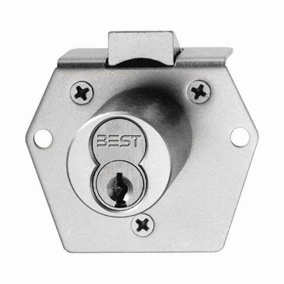 Best Latchbolt Cabinet Lock,Satin Chrome 5L7RL2626A453