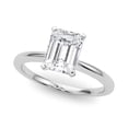 thumbnail image 1 of Best Jewel 1.8 Ct Emerald Cut Moissanite Ring - Elegant Engagement Ring for Women - 14K White Gold Plated - Perfect Gift for Anniversary, Birthday, and Proposal - Timeless Prong Setting, 1 of 2