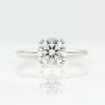 thumbnail image 1 of Best Jewel Moissanite Engagement Ring for Women - 1.5 Ct Round Cut Moissanite Ring - 14K White Gold Plated Ring - Double Prong Setting - Perfect Gift for Proposal, Anniversary, or Birthday, 1 of 4