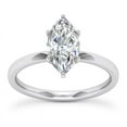 thumbnail image 1 of Best Jewel Stunning 1.7 Ct Moissanite Ring for Women - 14K White Gold Plated Engagement Band - Perfect for Weddings, Proposals, and Special Occasions - Classic Marquise Cut with Prong Set, 1 of 6