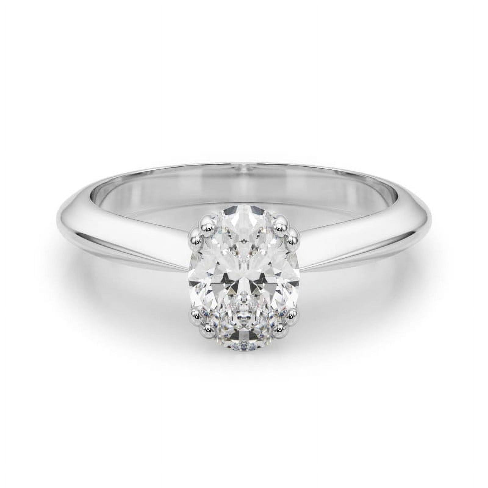 Best Jewelry 14K White Gold Plated Engagement Ring for Women's - 1.7 Ct ...