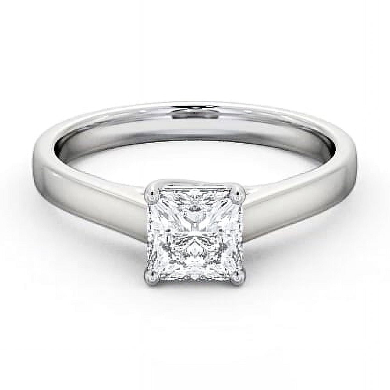 Best Jewel 1.8 Ct Princess Diamond Rings - 14K White Gold Plated ...