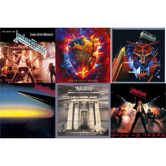 Best Of Judas Priest: Living After Midnight & Invincible Shield & Defenders Of The Faith & Point Of Entry & Sin After Sin & Unleashed In The East [CD Bundle]
