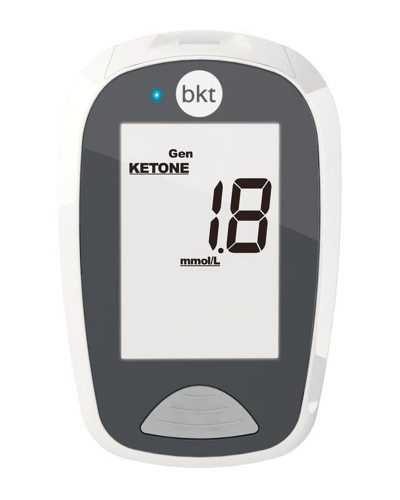 Coolker Ketone Meter Digital LCD Displays Testing with 10Pcs Replaceable  Mouthpieces