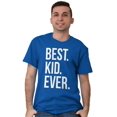 thumbnail image 1 of Best Kid Ever Child Parents Funny Men's Graphic T Shirt Tees Brisco Brands X, 1 of 6