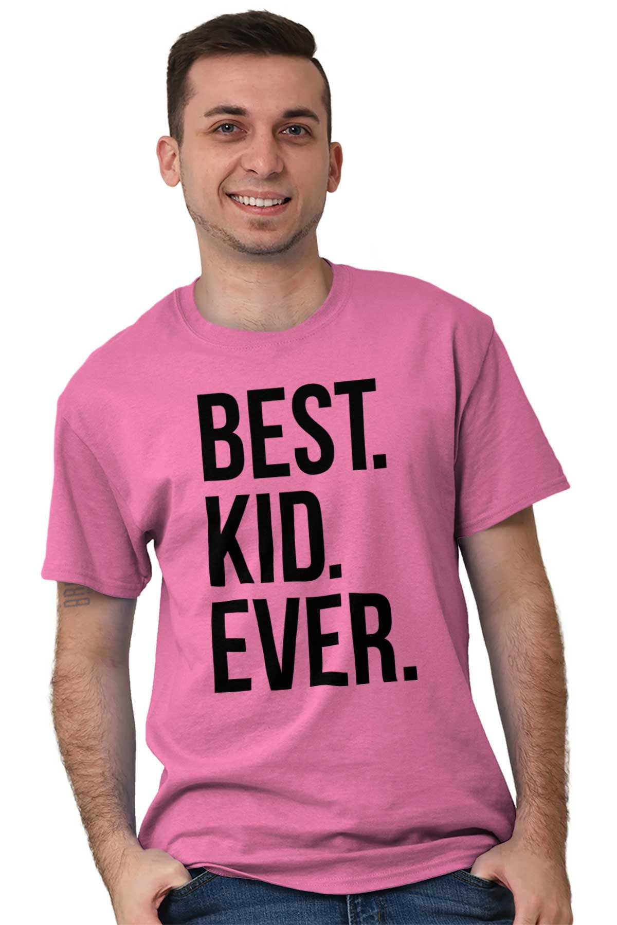 Best Kid Ever Child Parents Funny Plus Size Crewneck Graphic Tee Shirt ...