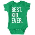 thumbnail image 1 of Best Kid Ever Child Parents Funny Romper Boys or Girls Infant Baby Brisco Brands 12M, 1 of 6