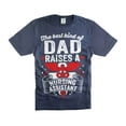 thumbnail image 1 of Best Kind OF Dad Raises Nursing Assistant T-Shirt Father's Day Shirt Dad Daughter Shirts (Medium Navy Blue), 1 of 6