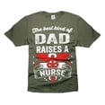 thumbnail image 1 of Best Kind OF Dad Raises Nursing Assistant T-Shirt Father's Day Shirt Dad Daughter Shirts (XX-Large Military Green), 1 of 6