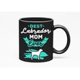 thumbnail image 1 of Best Labrador Mom Ever feat. Dog, Black 11oz Ceramic Mug, 1 of 5
