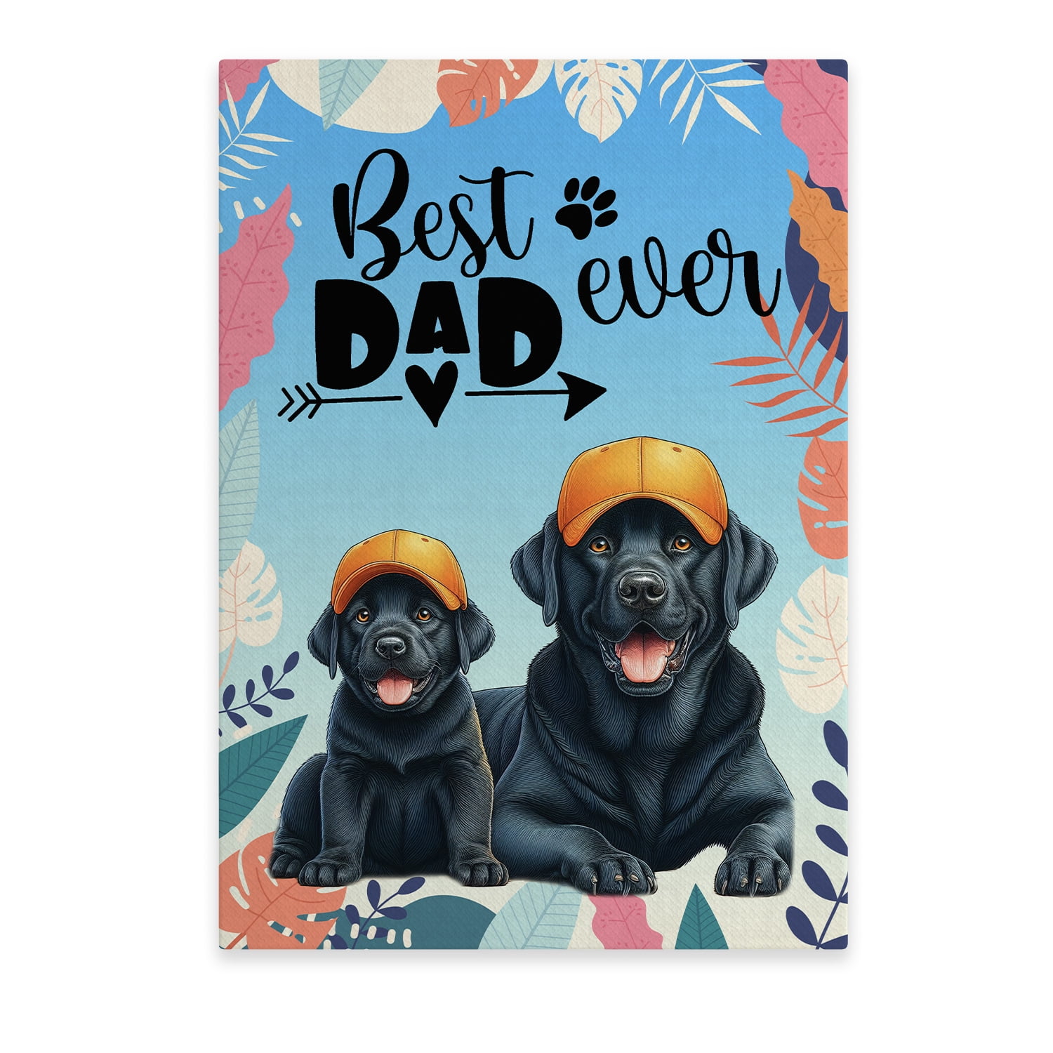 Best Labrador Retriever Dad Ever Happy Father's Day Vertical Matte ...