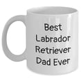 thumbnail image 1 of Best Labrador Retriever Dad Ever White Coffee Mug, Funny Labrador Retriever Dog Gifts for Graduation, Unique Gifts from Friends to Family, 1 of 6