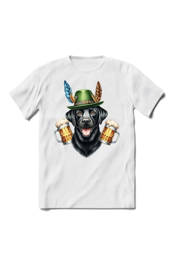 Best Labrador Retriever Dad Proud Beer Lover Happy Oktoberfest Shirt T-shirt Unisex Merch Lab Dog Lover Gifts - 02016
