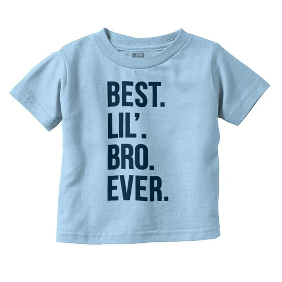 Best Lil Bro Ever Cute Little Brother Youth T Shirt Tee Boys Infant Toddler Brisco Brands 3T