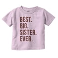 thumbnail image 1 of Best Lil Sister Ever Younger Sibling Youth T Shirt Tee Girls Infant Toddler Brisco Brands 2T, 1 of 5