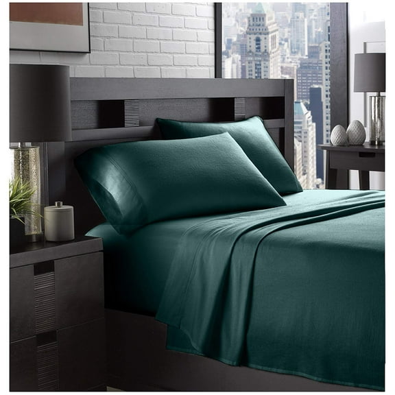 Best Linen Egyptian Collection 4-Piece 100 GSM 100% Cotton Bed Sheet Set, Queen