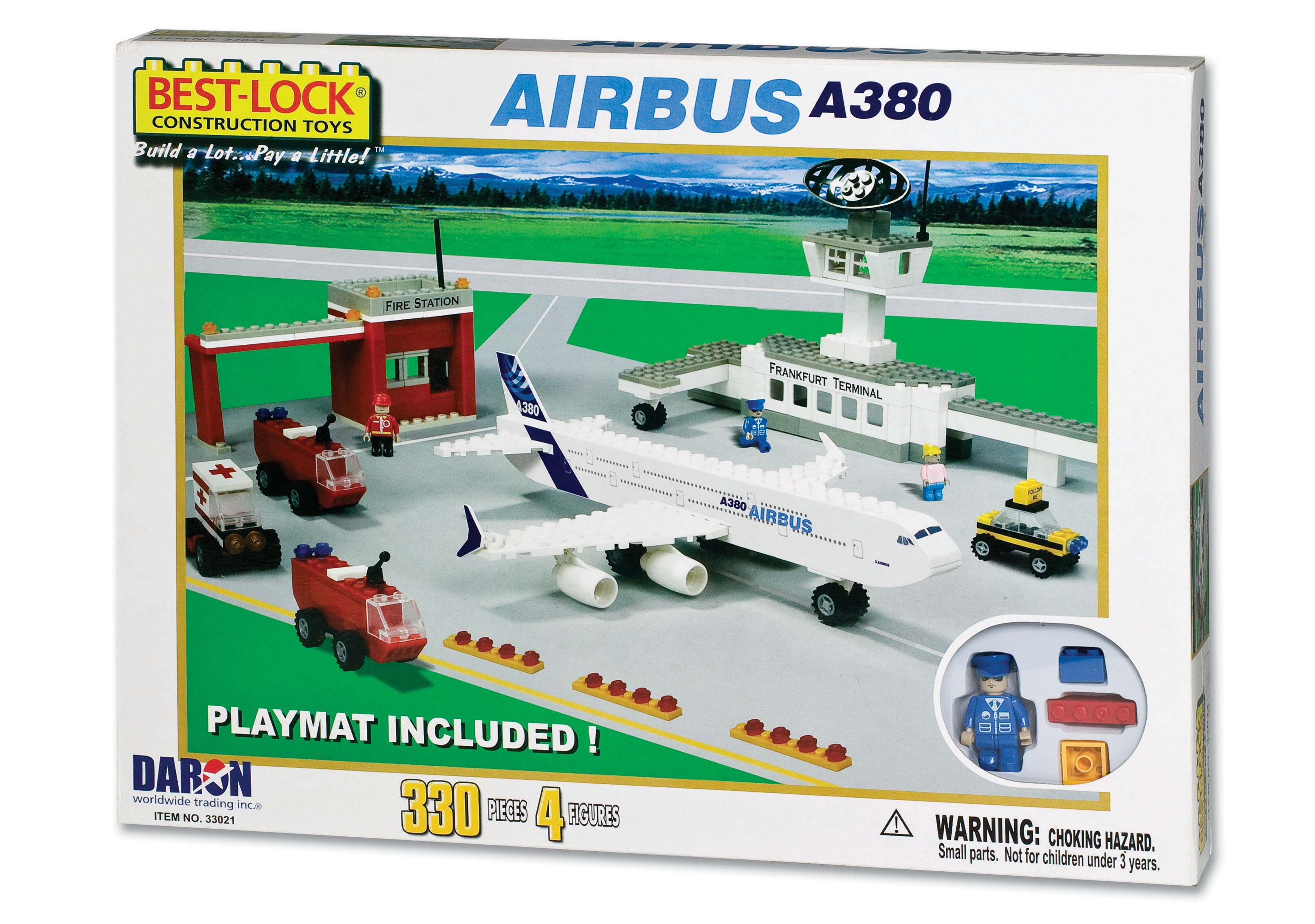 Best Lock: Airbus A380 330 Piece Construction Toy: Airbus (Other