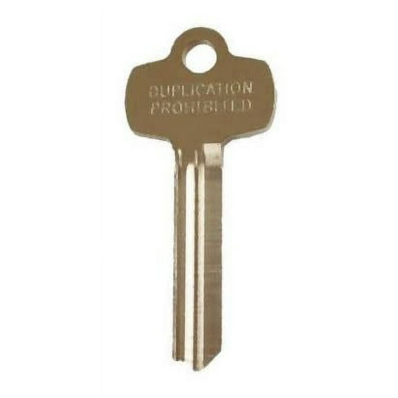 Best Lock Nickel Silver Key Blank, 1/2in