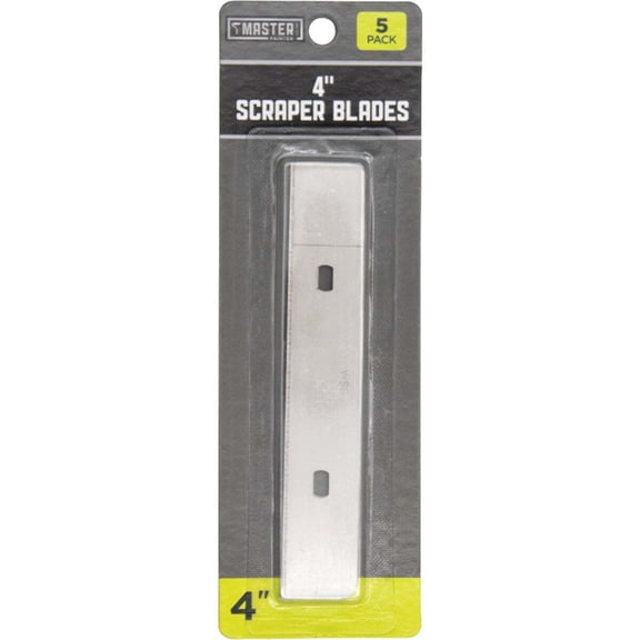 Master Painter 4 In. Replacement Scraper Blade (5-Pack) WSB-MP