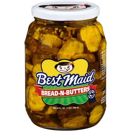 Best Maid Bread-N-Butters Sliced Pickles 32 fl. oz. Jar