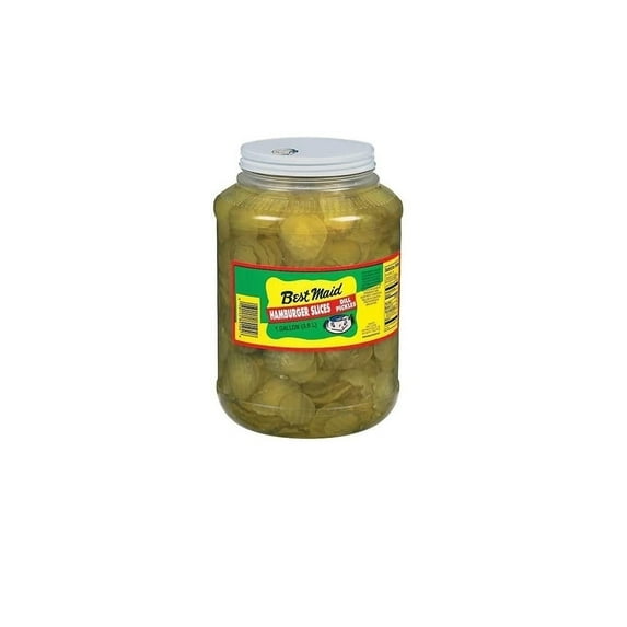 Best Maid Hamburger Sliced Pickles 128 Ounce