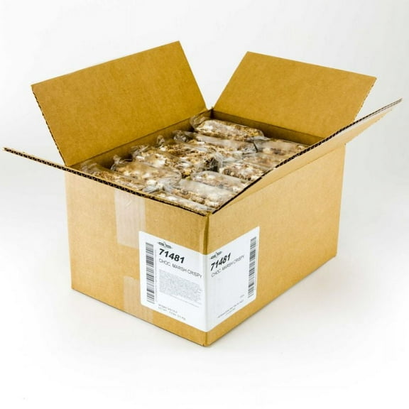 Best Maid Individually Wrapped Thick Chocolate Marshmallow Crispy Stix Bar, 3.7 Ounce - 24 per case.