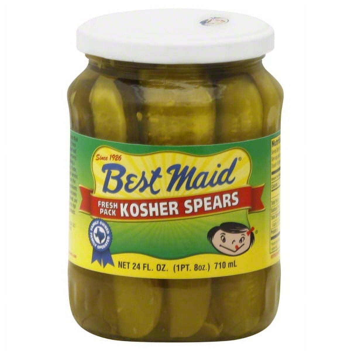 Best Maid Kosher Spears Pickles, 24 Fl Oz
