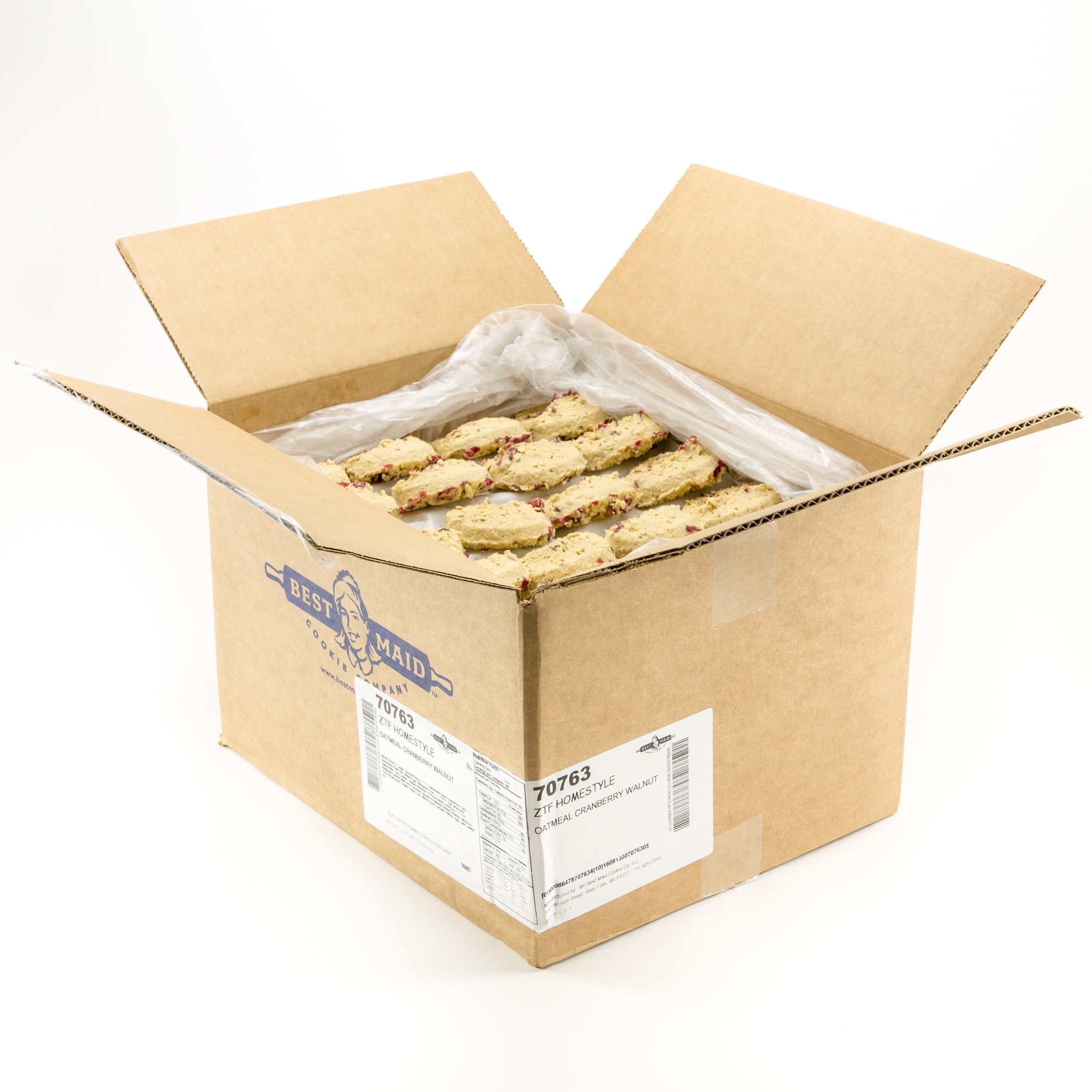 Best Maid Oatmeal Cranberry Walnut Cookie Dough, 2.0 Ounce - 180 per case.