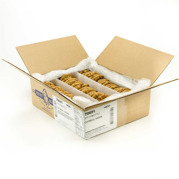 Best Maid Thaw and Serve Oatmeal Raisin Cookie, 1 Ounce - 72 per case.
